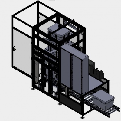 tote stacker/de-stacker